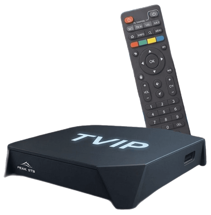 TVIP Peak TV box with remote